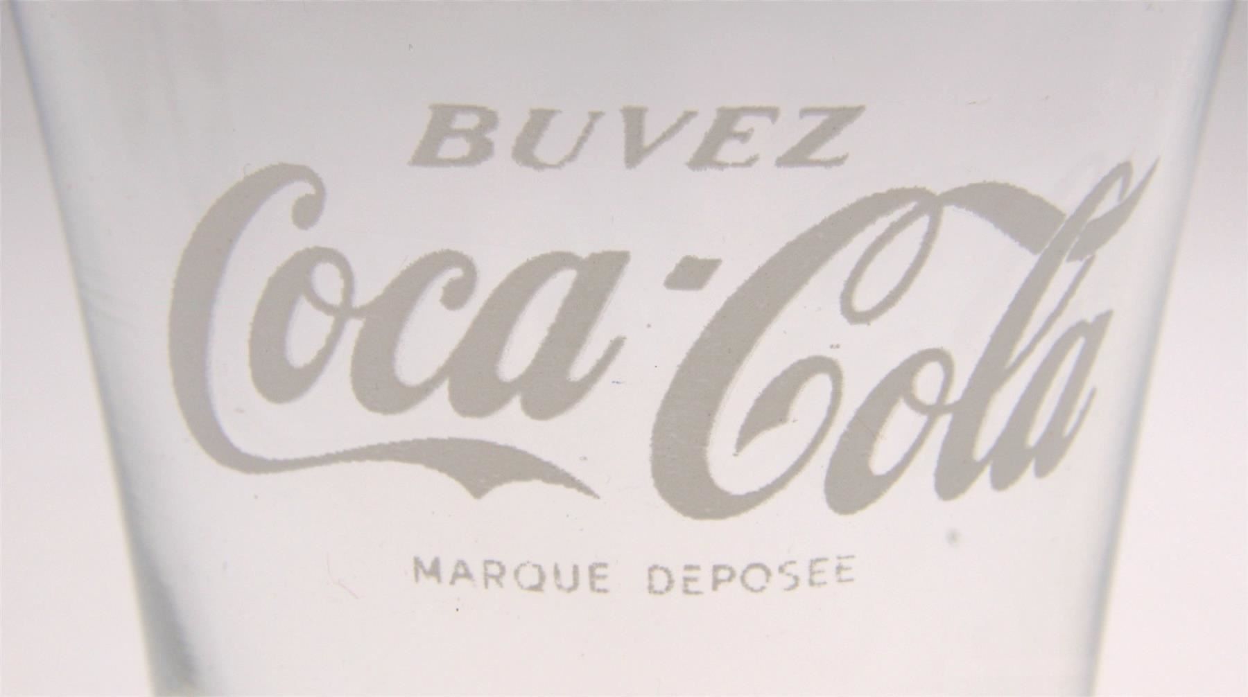 Coca-Cola Gläser: Coca Cola BUVEZ kleines altes 2 dl Glas – Gebraucht aus Schmitten FR von fliessigs_Biendli 2