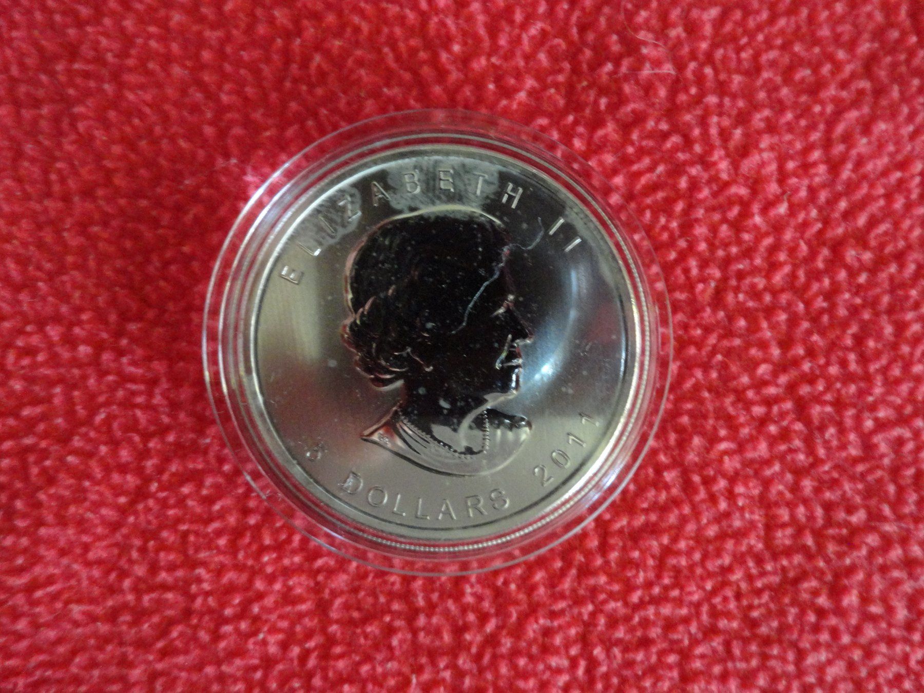 Tutti le monete: Silbermünze Kanada Maple Leaf 5 Dollars 2011 - Elizabeth II – Nuovo (secondo la descrizione) da Gerlafingen venduto da Shiva_74 2