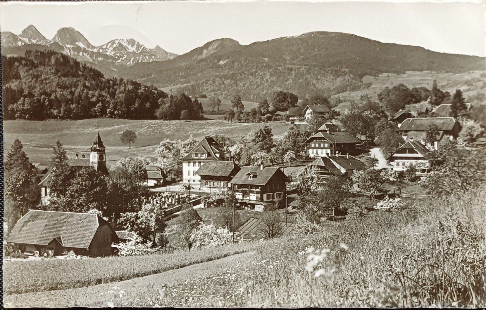 Cartoline postali: Gurzelen BE Ortsansicht Nr.478  ,  1952 – Usato da Solothurn venduto da Bepposol