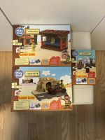 3x Lucky Luke Playtive Sets: Veranda, Versteck, Badewanne