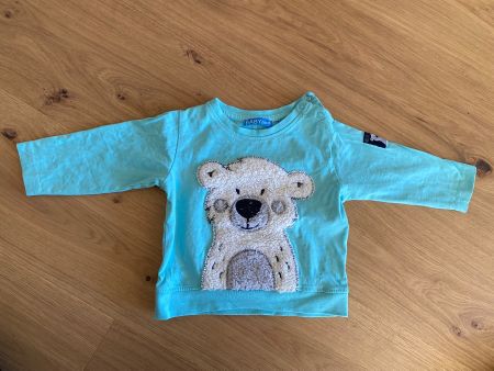 Langarmshirt Winterbär/ Eisbär 68