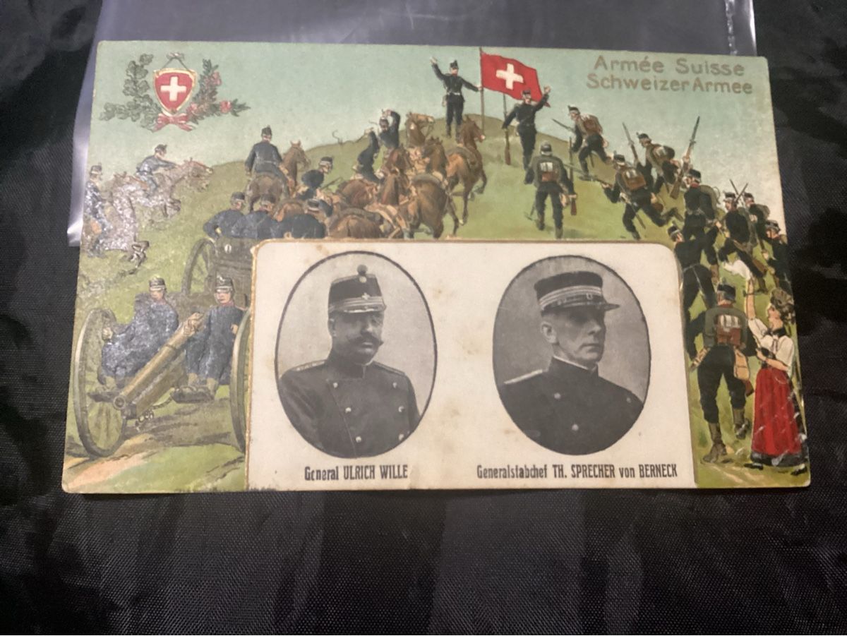 Cartoline postali: MILITÄR POSTKARTE 1914 – Usato da Münchenstein venduto da NoSu98 1