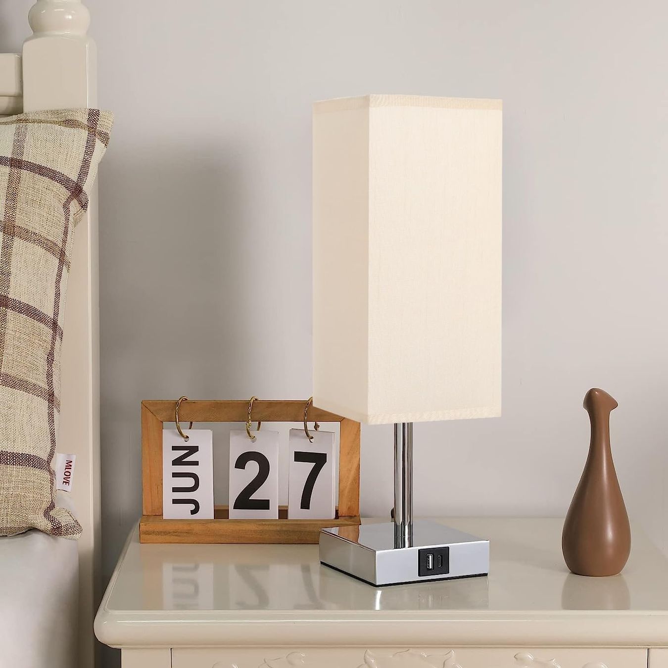 Lampade: Nachttischlampe Touch Dimmbar mit USB A+C – Nuovo e nell'imballaggio originale da Nuglar venduto da SaleRitter