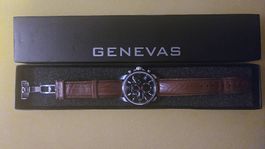 Certina DS Podium Chronograph, Saphirglas, Lederband