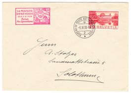 Lettre de Genève BPA A236 pour Solothurn le 5.XI.38