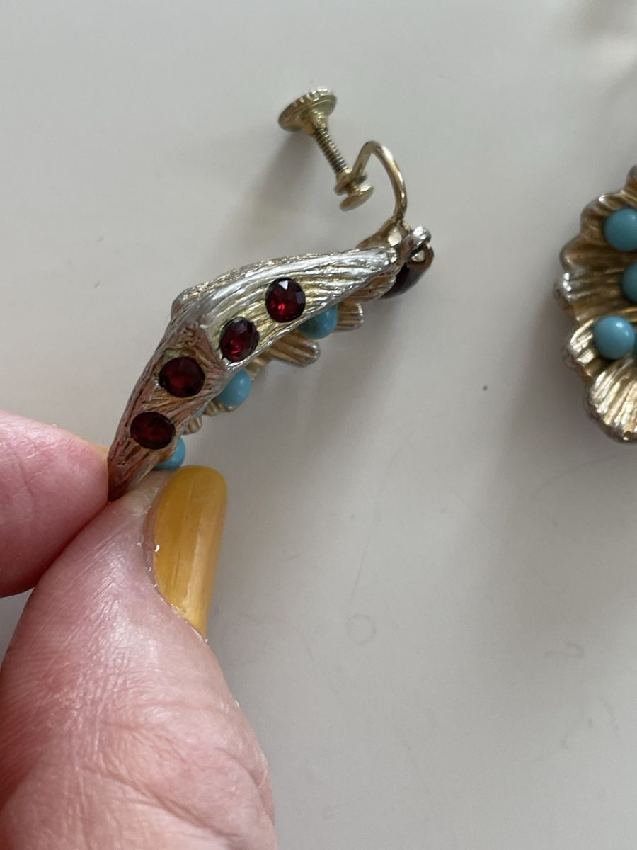 Orecchini pendenti & Orecchini a lobo: Vintage Ohrstecker in Muscheln Form – Usato da Winterthur venduto da tat_ky5h 4