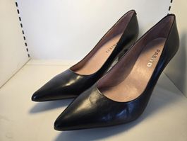 Elegante schwarze Lederpumps PASITO Gr. 38 – top Zustand!