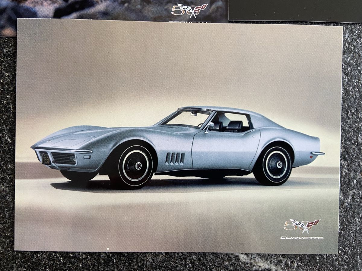 Cartoline postali: Corvette 50th Anniversary Postkarten, 5 Stk. – Nuovo (secondo la descrizione) da Schwarzenburg venduto da Aha016 3