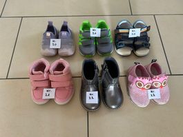 6 Paar Schuhe für Kleinkinder