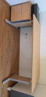 Bürotisch mit Rollcontainer Buche hell