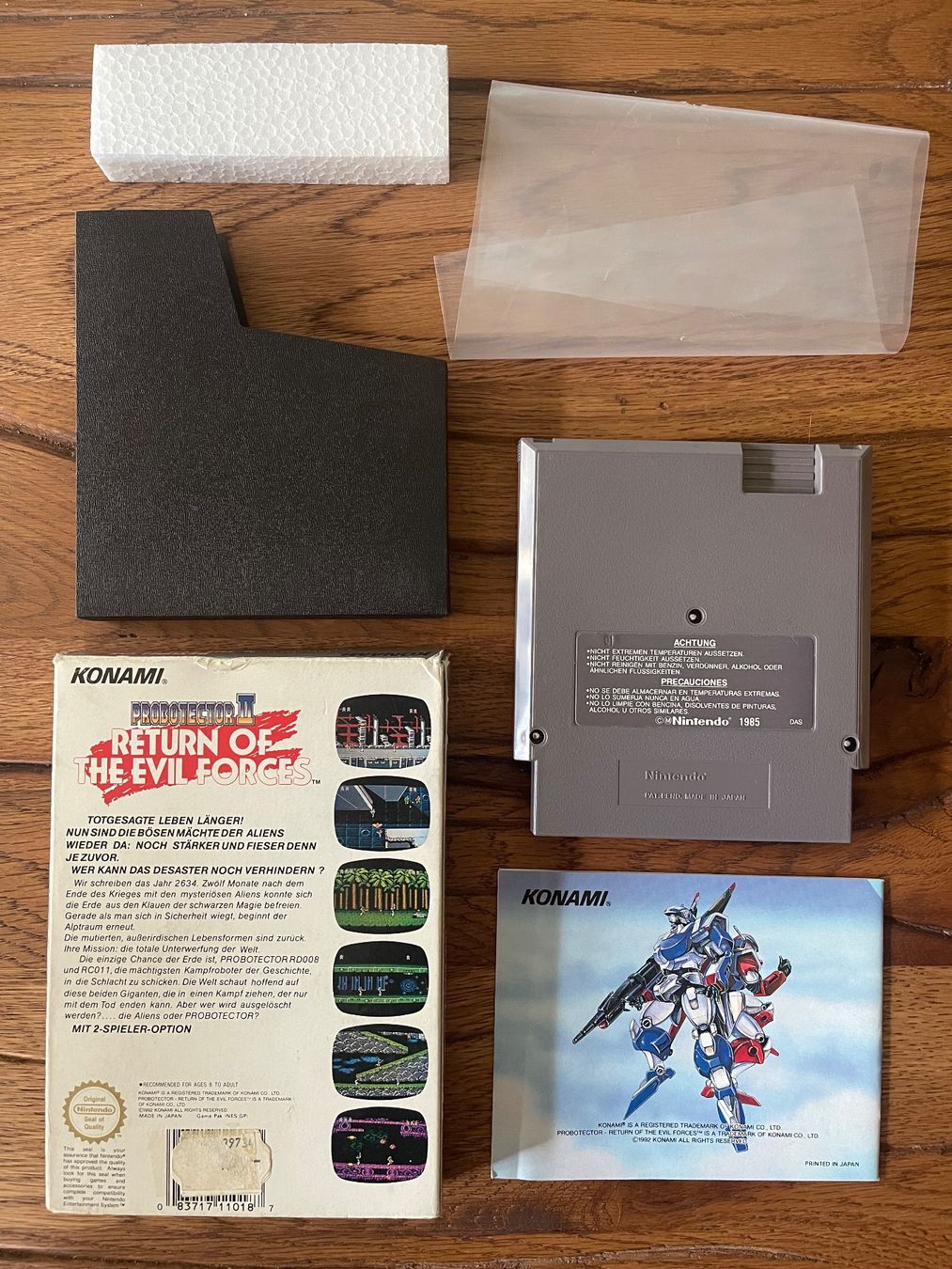 Nintendo Giochi: Probotector II - Return of the Evil Forces Nintendo selten ! – Usato da Zuerich venduto da Dorsi 1