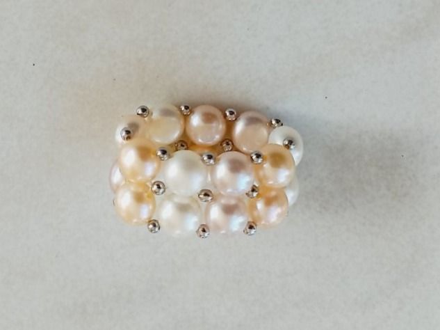 Anelli: Perlen Fingerring Elastisch,  Grösse 54 – Usato da Winistorf venduto da acreativ2