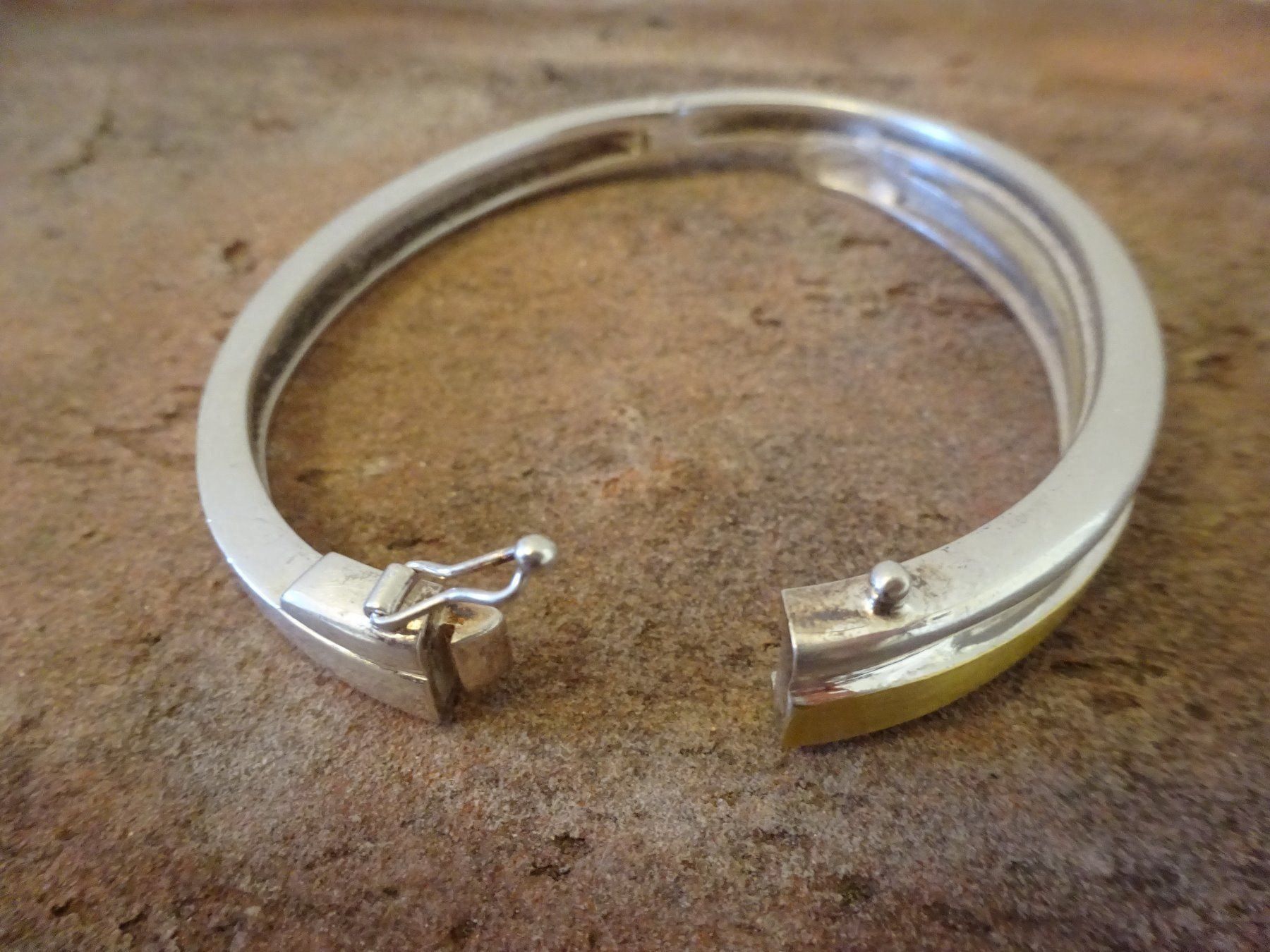 Bracciali & Braccialetti: Moderner Armreif Bicolor / 925 Silber – Usato da Esslingen venduto da FetteSchnecke 6