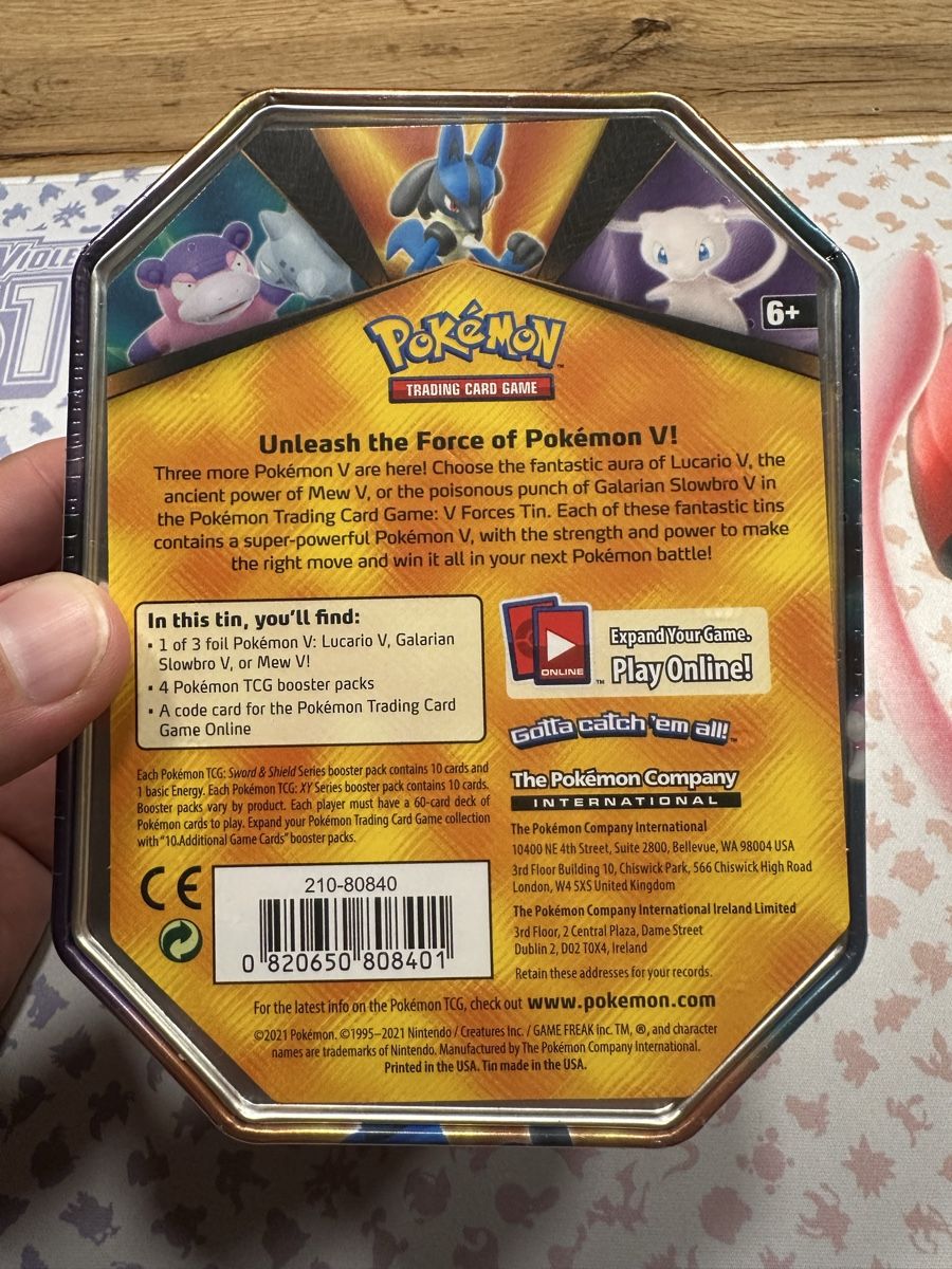 Pokémon Carte collezionabili: Mega Tin Mew V Sealed English ab 1.-- – Usato da Recherswil venduto da Nitschy 1