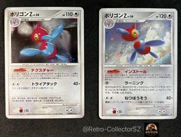 Pokemon Japanese Porygon-Z Holo Card Lot DP4 & DP-P Promo