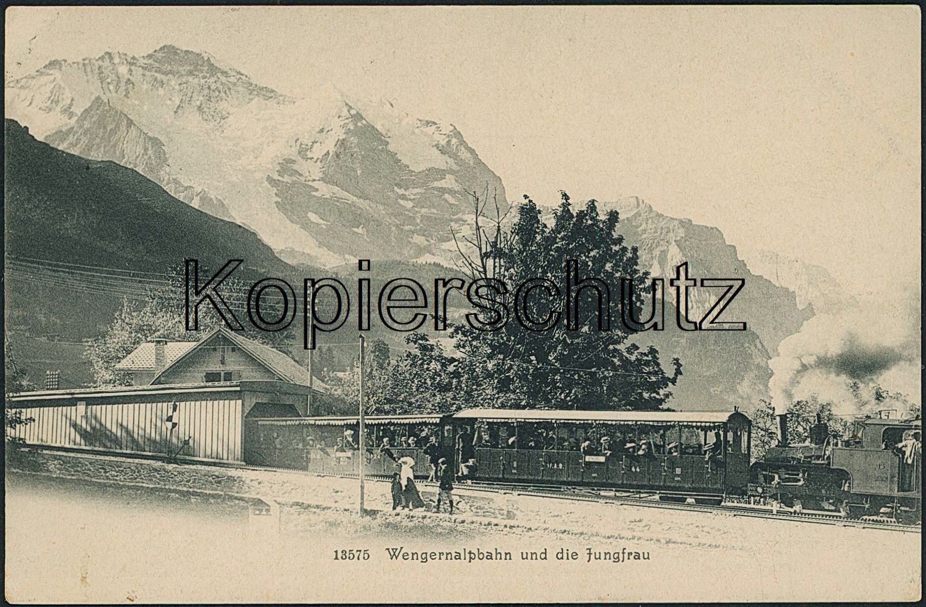 Cartoline postali: BE Wengernalp Bahn WAB – Usato da Schindellegi venduto da dolpitz