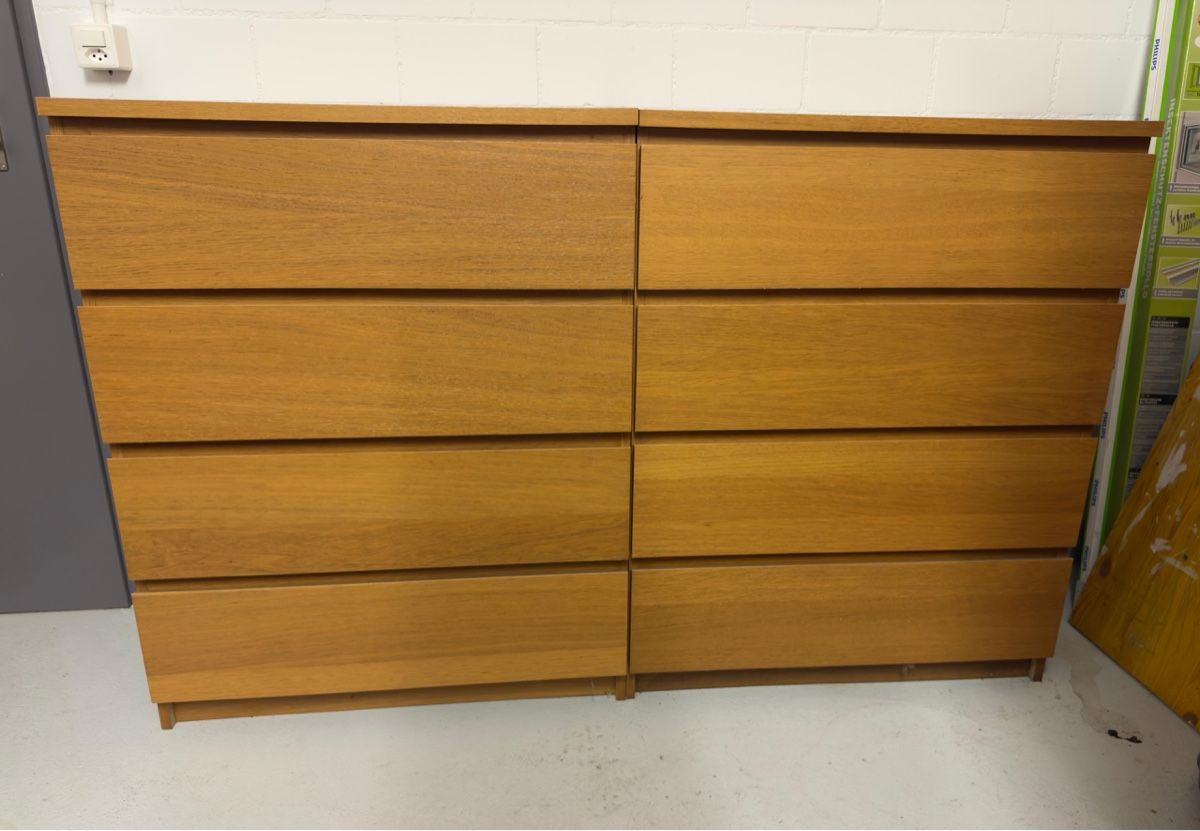 Cassettiere: 2x IKEA MALM Kommode (4 Schubl.) gebraucht, Mer – Usato da Merenschwand venduto da stardust.12