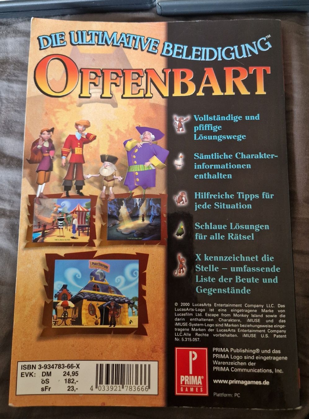 Spiele: Monkey Island 3 & 4 PC Games mit Lösungsbuch – Gebraucht aus Möhlin von Lyhme94 3