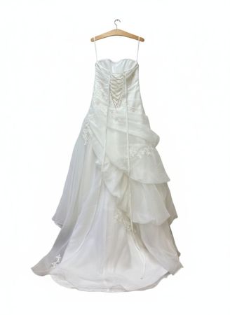 Brautkleid, Gr. 40, Elfenbein - Wunderschön für Hochzeit