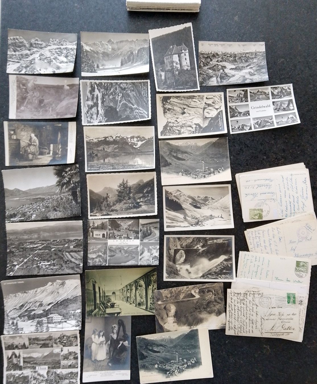 Cartoline postali: Ansichtskarten Postkarten Schweiz ca. 391 Stk. 1,65 kg. – Usato da Wohlen AG venduto da salamanderspielwaren 1