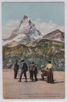 Ansichtskarte Le Mont Cervin (4482 m) vu depuis le Lac Noir