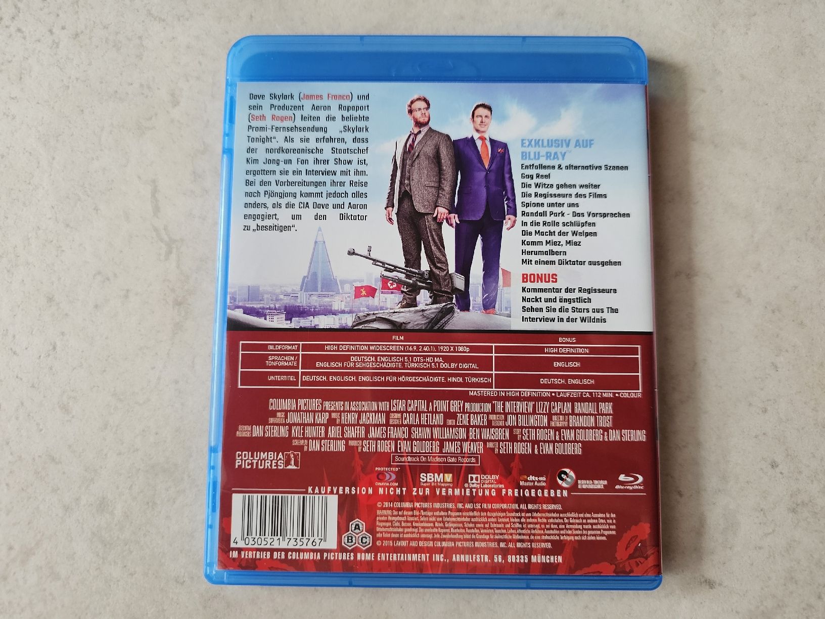 Alle DVDs: The Interview  /  Bluray – Gebraucht aus Schneisingen von backstore24 1
