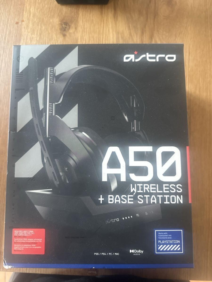 Astro Gaming Cuffie: Astro A50 Wireless Headset mit Basisstation schwarz – Usato da Volken venduto da Tanjawolf 1