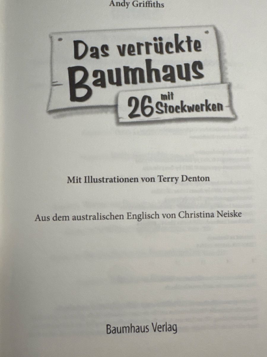 Libri: Das verrückte Baumhaus mit 26 Stockwerken – Usato da Hagendorn venduto da KALU27 2