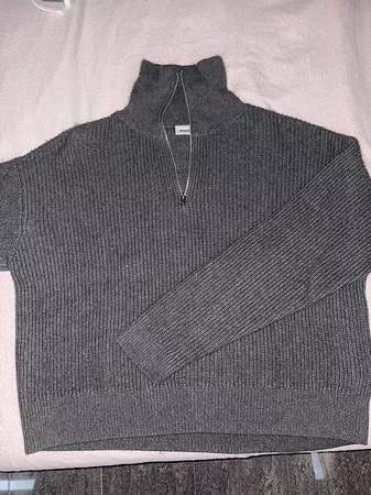 Weekday Strickpullover mit Zip
