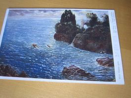 No15 Militaerpost 1918 schöne Postkarte AM MEER