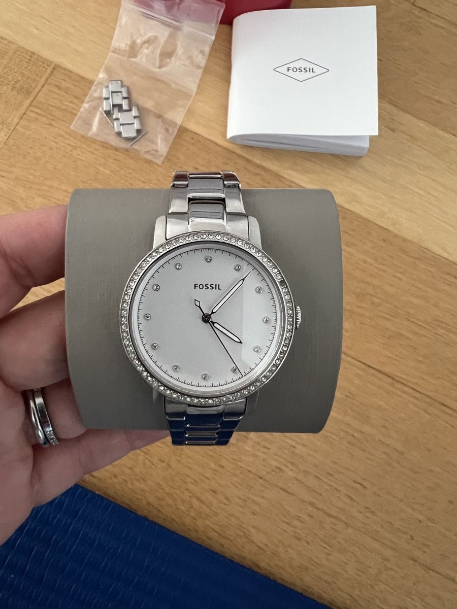 Fossil Orologi: Fossil Damenuhr, silber, elegantes Design – Usato da Rumlikon venduto da rcemvam 1