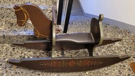 Antikes Holzpferd Landhausstiel Vintage