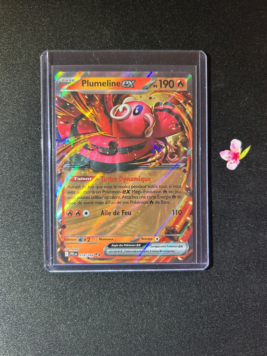 Pokémon Carte collezionabili: Pokemon Plumeline-ex 018 PFL FR (NUIT NOIR) – Nuovo (secondo la descrizione) da Montet (Broye) venduto da Noham_Shop