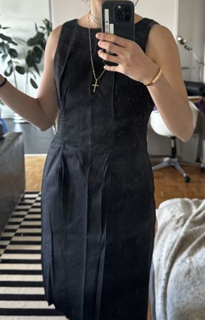 Elegant Black Dress - Suit Dress, Klassisch