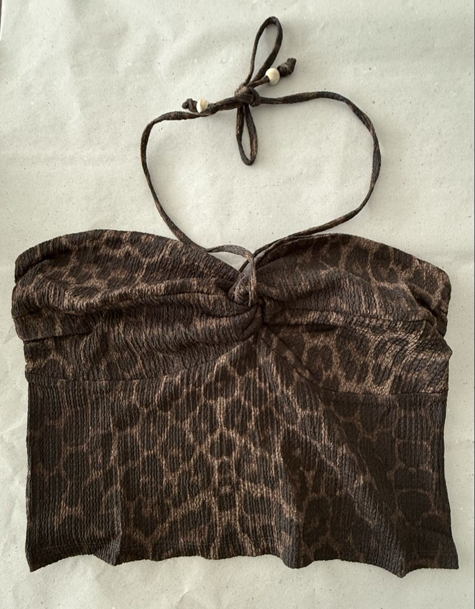 H&M Top: KURZES NECKHOLDER-TOP Grösse L – Nuovo (secondo la descrizione) da Pfeffikon LU venduto da pepino17 1