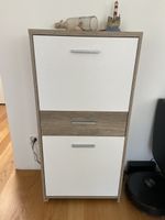 Kommode mit Barfach Holzoptik weiss guter Zustand