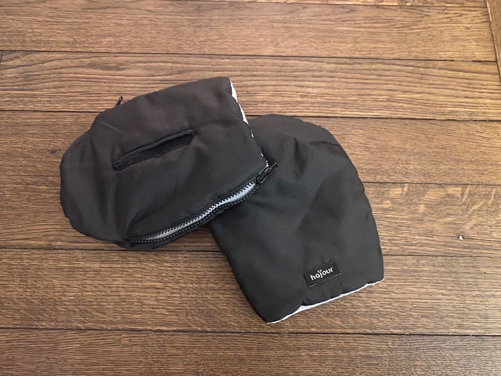Kinderwagen-Handschuh Aus Fleece – Grau, Wasserabweisend, Wärmend Für Kalte Tage