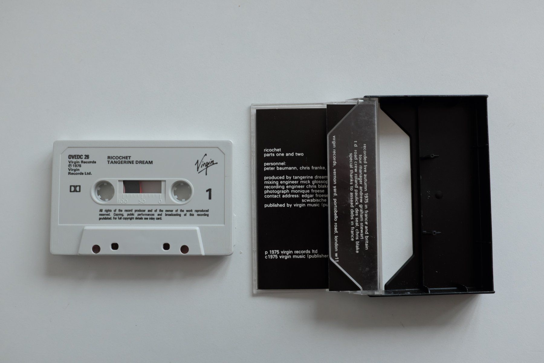 Musicassette: Tangerine Dream - Ricochet – Usato da Basel venduto da chu_d5w2 1
