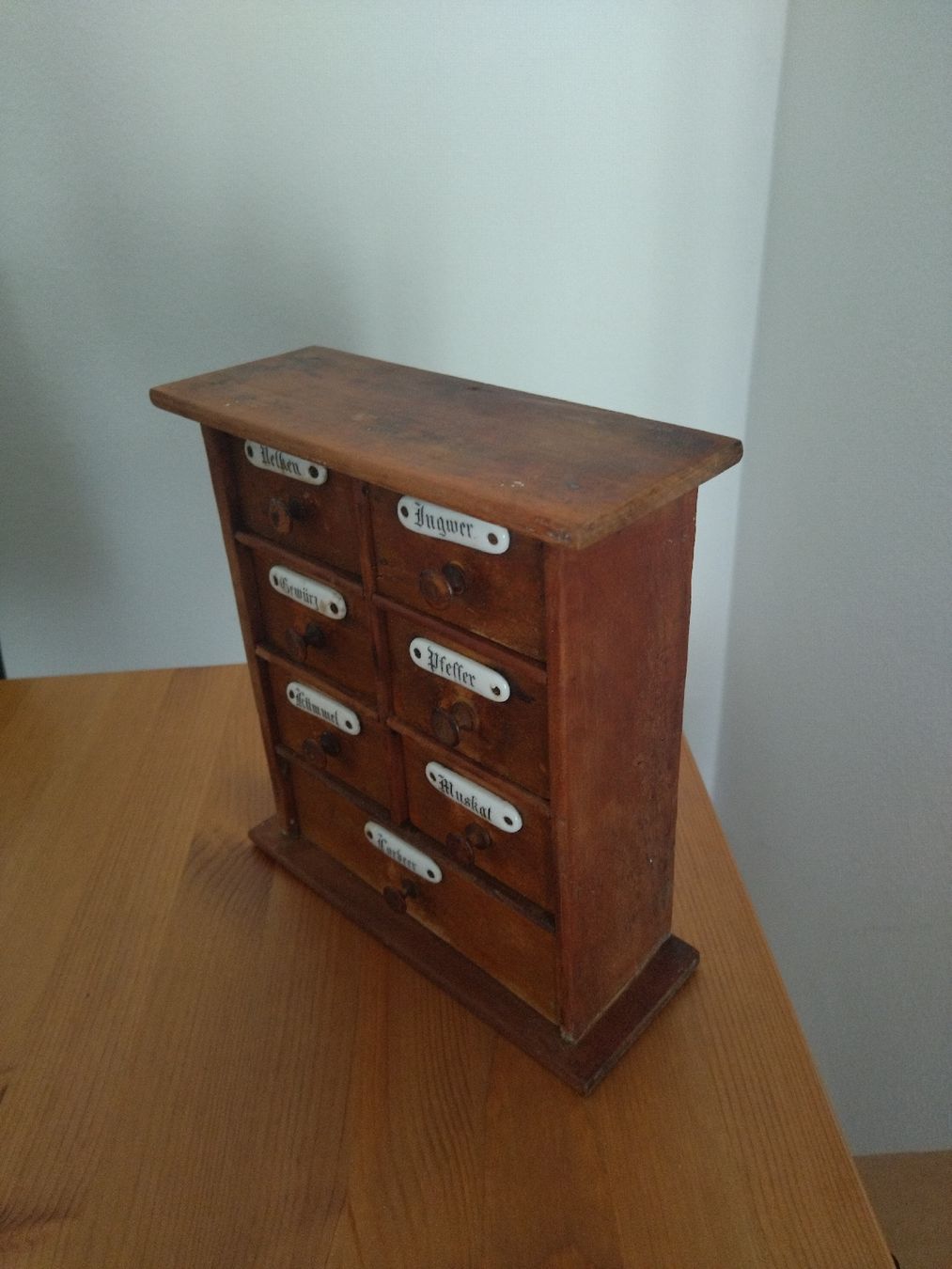 Cucine complete: Gewürzkästchen antik – Usato da Felben-Wellhausen venduto da bananajoe8474 2