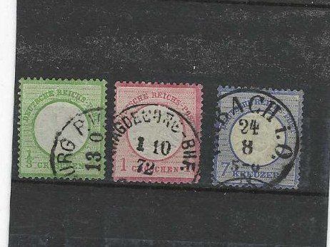 Alle Briefmarken: DEUZSCHES REICH AB 1872 GEST. BRUSTSCHILD – Gebraucht aus Dintikon von bonita099
