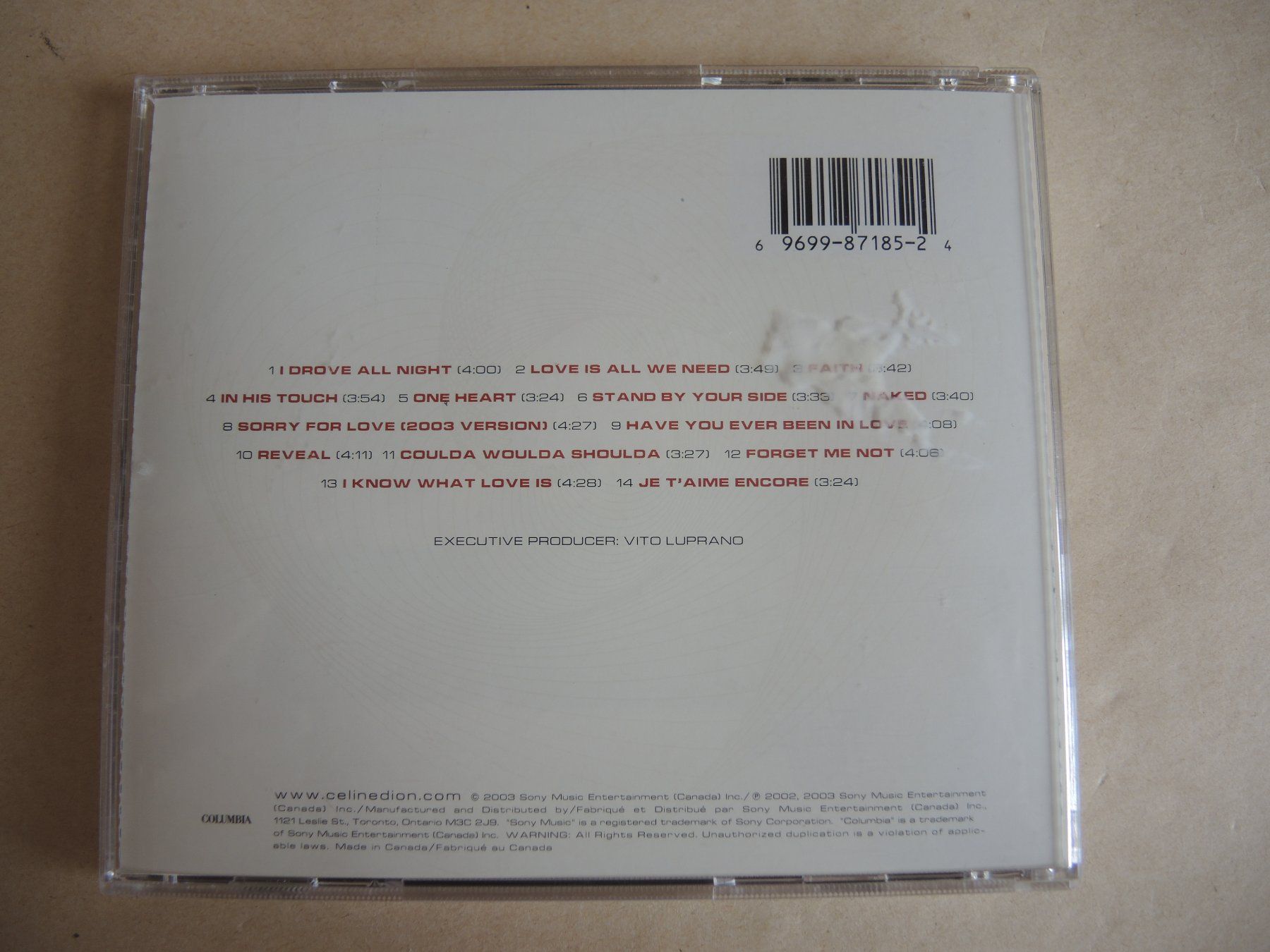 CD: Celine Dion - One Heart - CD – Usato da Rorschach venduto da maeck8 4