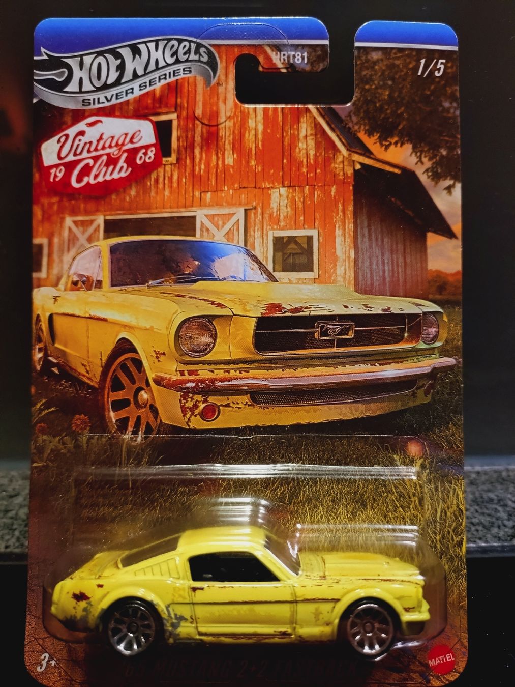 Hot Wheels Modellini d'auto: Hot Wheels Silver Series Mustang Fastback – Nuovo e nell'imballaggio originale da Zürich venduto da DiecastDude