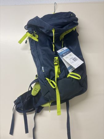 Rucksack Damen Herren 30L dunkelblau gelb Neu mit Etikett