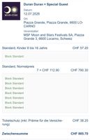3 Duran Duran Tickets 12. Juli 