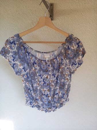Haut avec imprimé fleuri