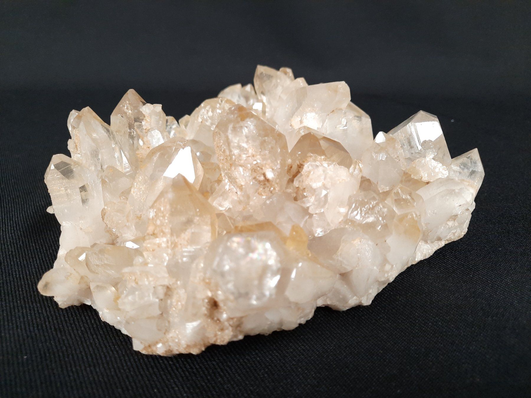 Edelsteine: Wunderschöne Quarzstufe / Bergkristall, ca. 21 cm – Gebraucht aus Beinwil am See von Restwert_Beinwil 2