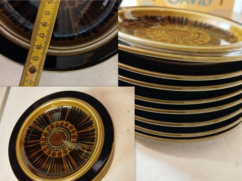 Set di piatti: Set de vaisselle de Arabia Kosmos – Usato da La Chaux-de-Fonds venduto da Emmaus2300CDF 2