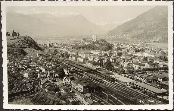 Cartoline postali: BELLINZONA Stazione – Usato da Jona venduto da philajona