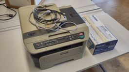 Brother DCP-7045N Multifunktionsdrucker mit Toner TN-2120