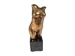 Frauenakt Torso Bronzeoptik